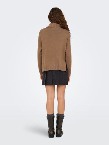ONLY Strickpullover 'ONLJAYDEN' in Braun