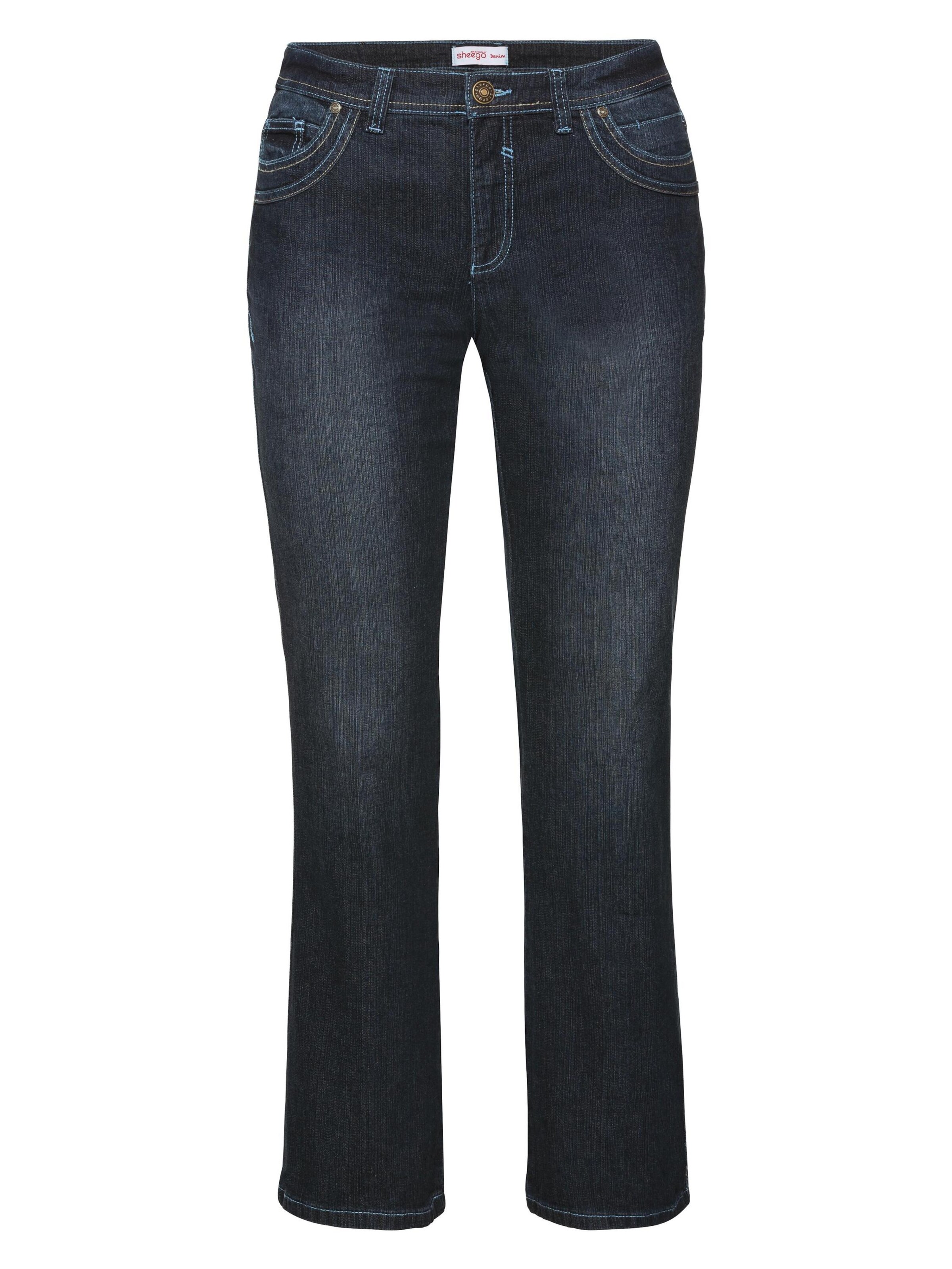 SHEEGO Буткат Джинсы в Синий: спереди