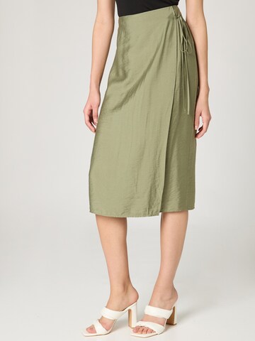 Guido Maria Kretschmer Women - Saia 'Sienna' em verde: frente