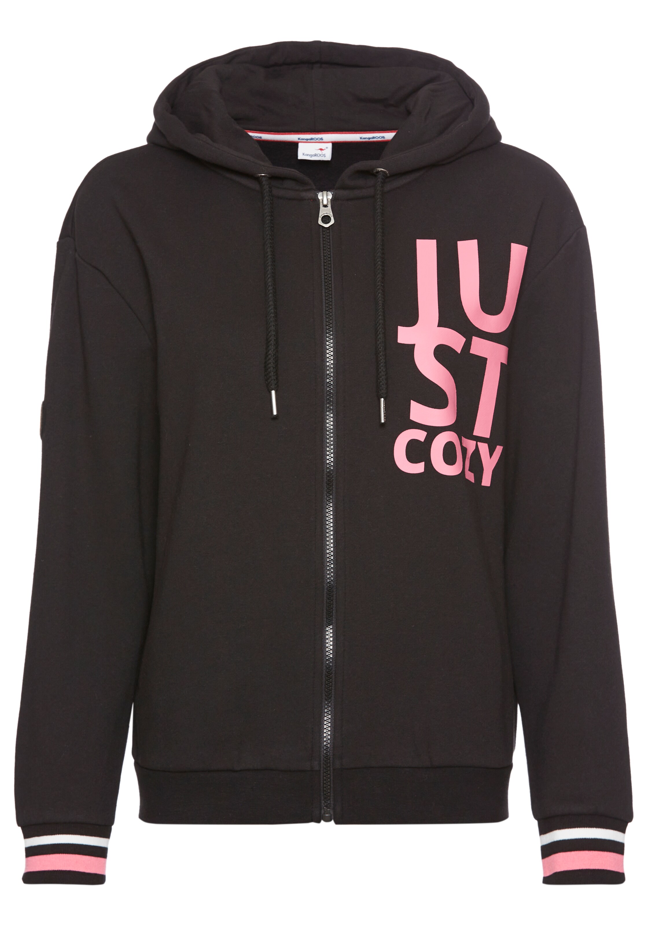 ★ドイツ発*BERSHKA*新作*FADED プリントZIPフーディ/PINK★ Bershka Zip-Up Hoodie in Rose | ABOUT YOU