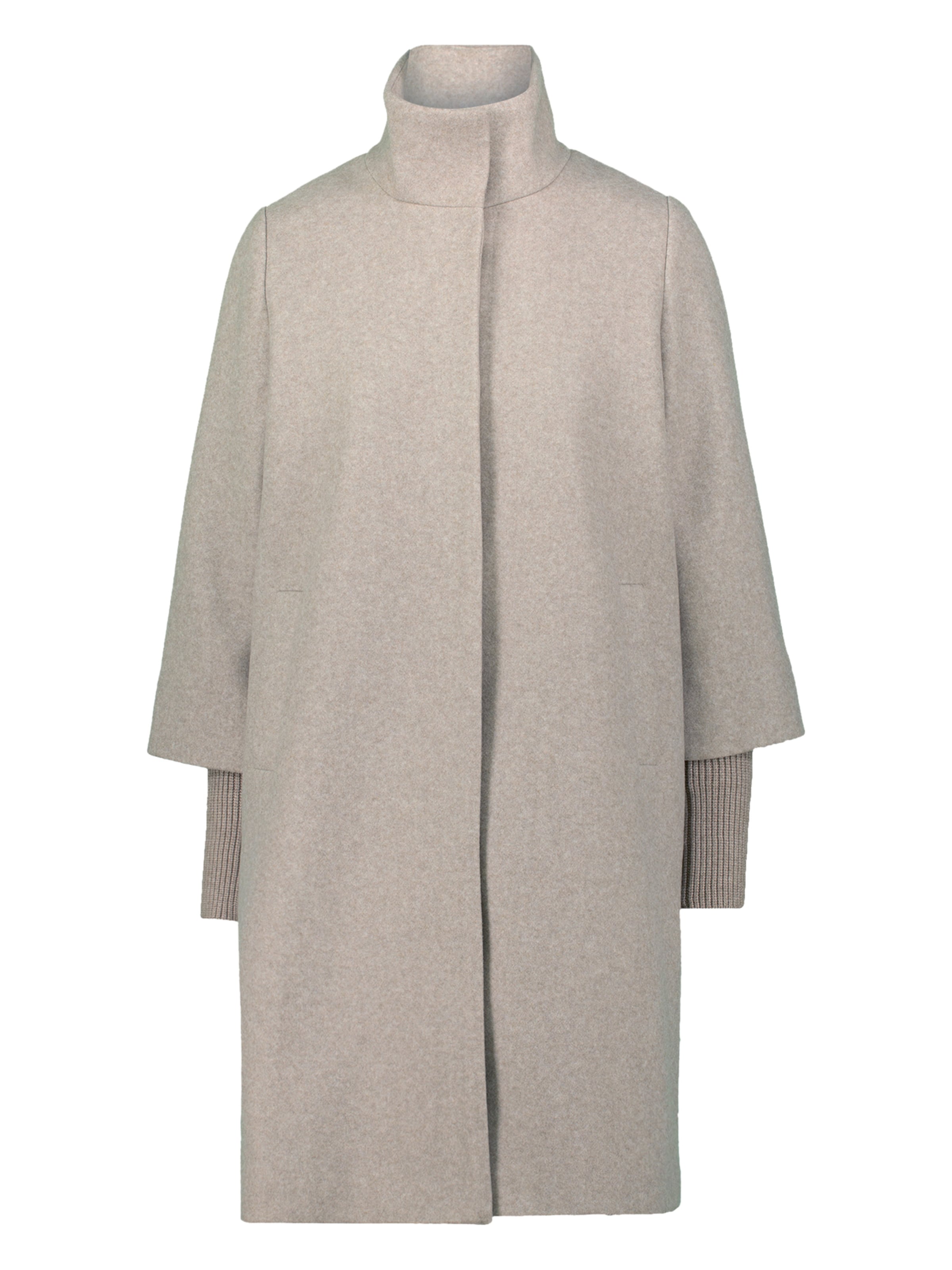 zero Between-seasons coat in Grey: front