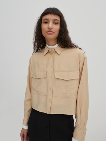 Camicia da donna 'Kalani' di EDITED in beige: frontale