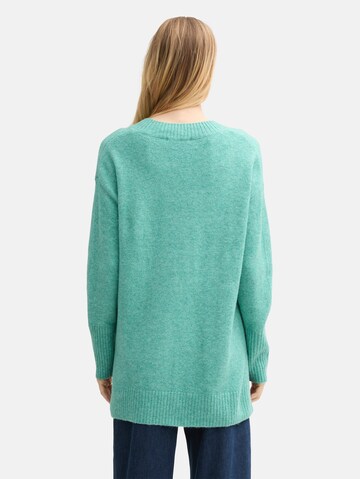 TOM TAILOR DENIM Sweater in Green