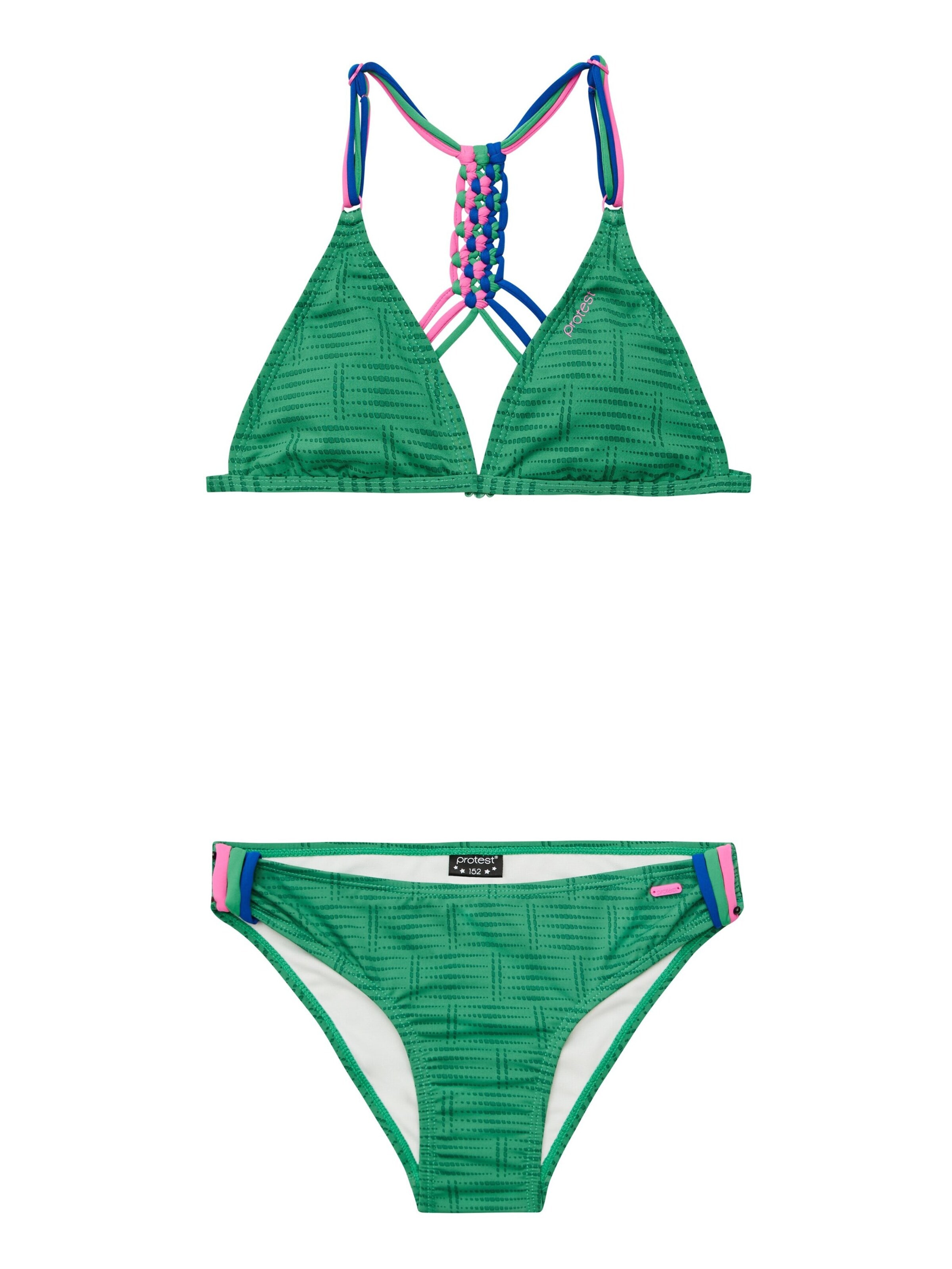 PROTEST Triangel Bikini 'PRTFimke 25 JR'‌‌‌ in Grün: Vorderseite