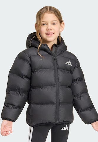 ADIDAS SPORTSWEAR Übergangsjacke in Schwarz: Vorderseite