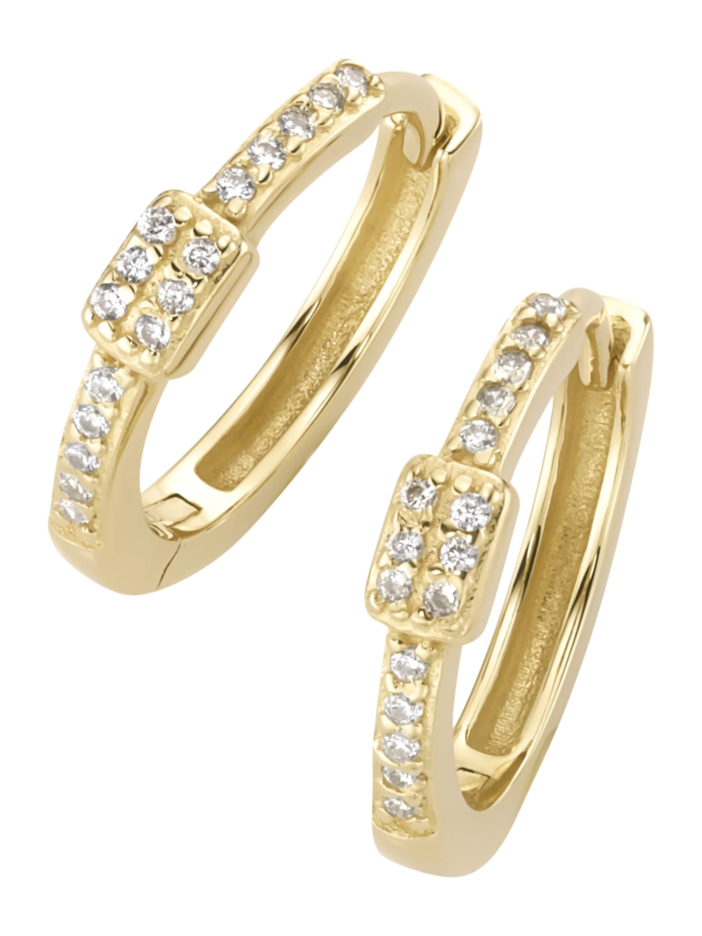 Orecchini di Luigi Merano in oro: frontale