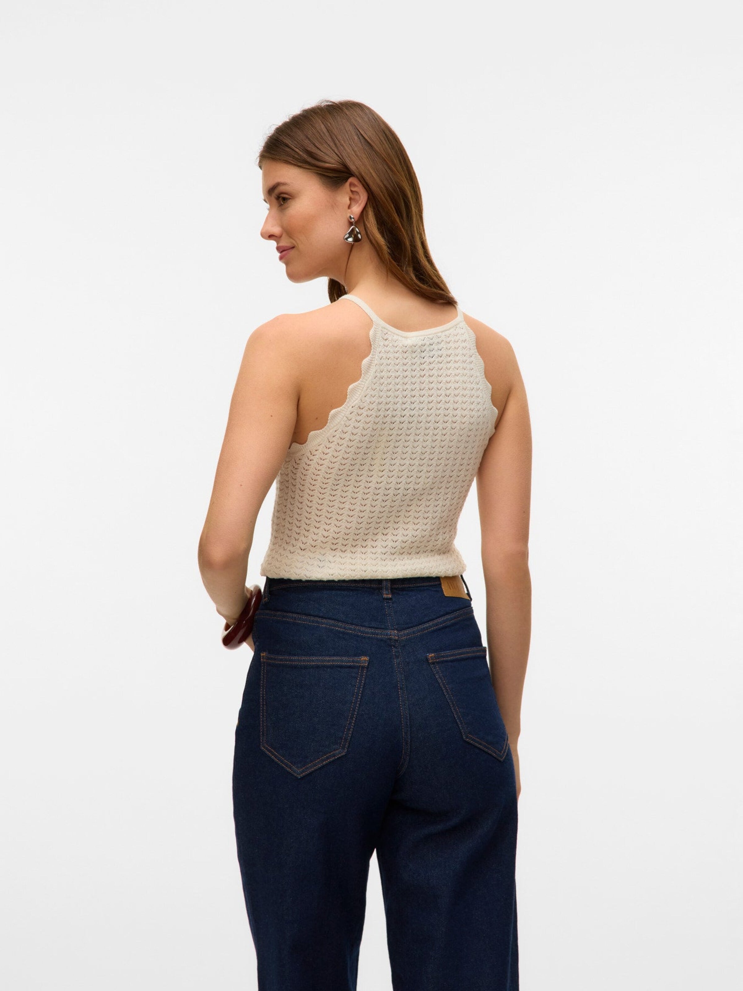 VERO MODA Top '10326562' in Wit