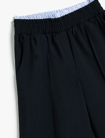 Koton Wide leg Broek in Blauw