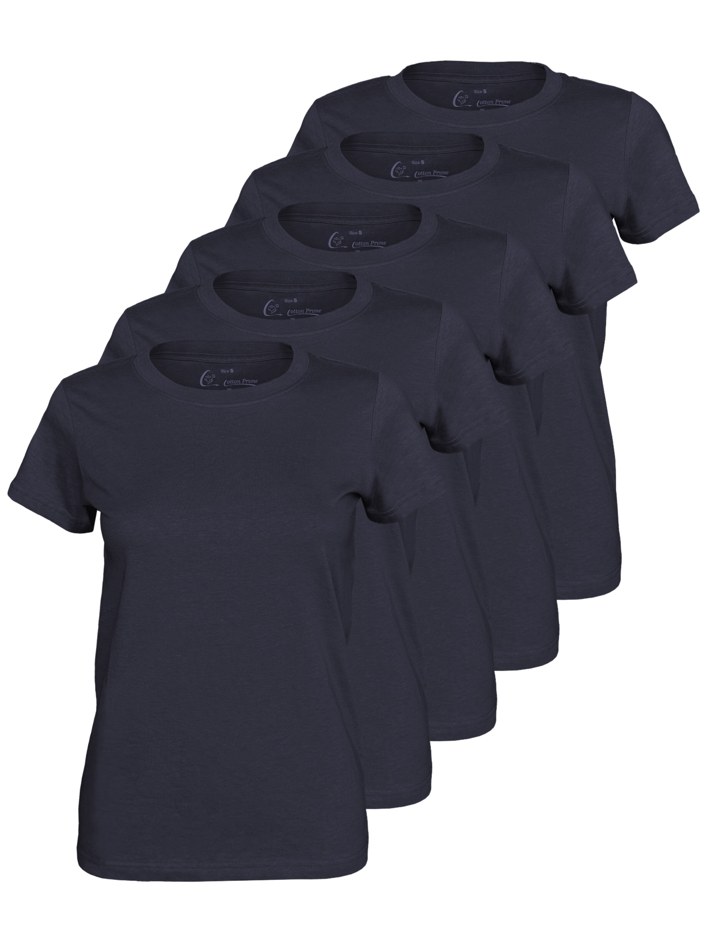 Cotton Prime T-Shirt in Blau: Vorderseite