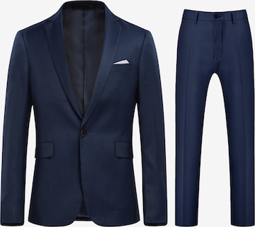 Youthup Slimfit Anzug in Blau: Vorderseite