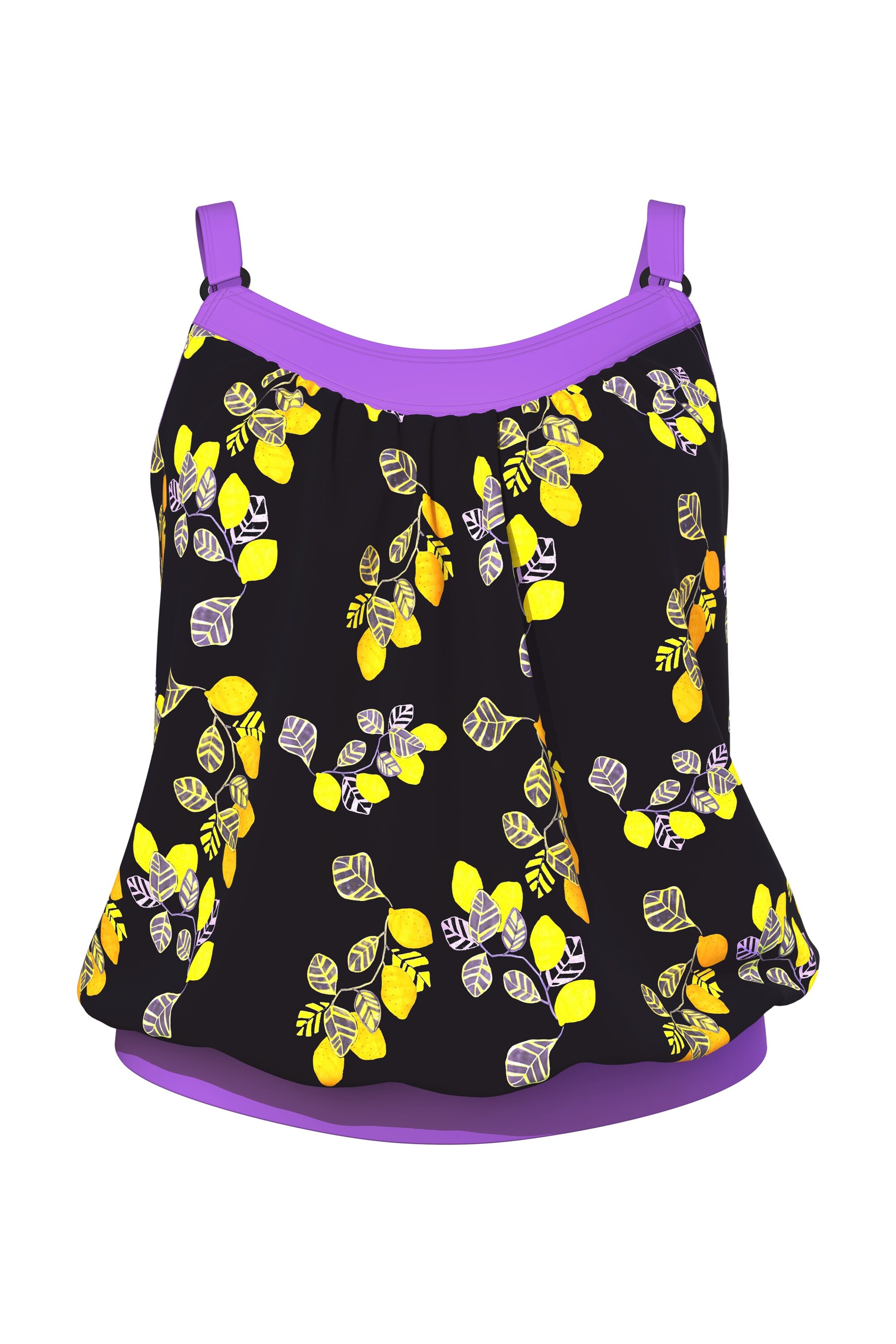 Ulla Popken Badpak in Zwart