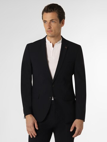 Finshley & Harding London Slim fit Suit Jacket ' Lucas ' in Blue: front