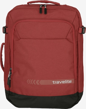 TRAVELITE Backpack in Red: front