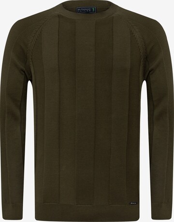 Sir Raymond Tailor Sweater 'London' in Green: front