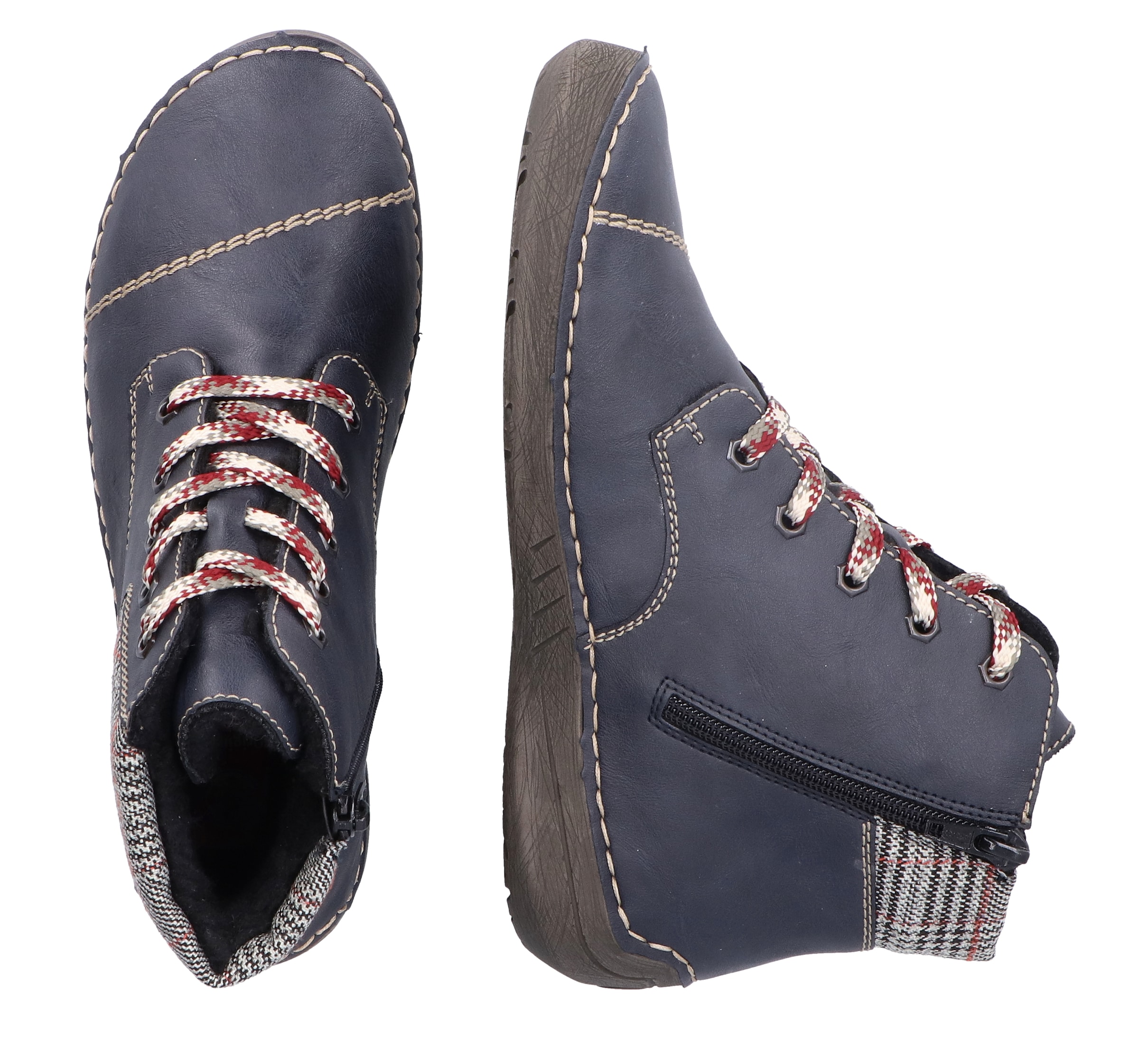 Rieker blue shop ankle boots