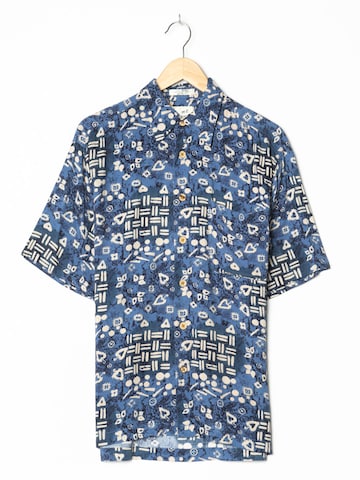 M.E. Sport Button Up Shirt in L-XL in Blue: front