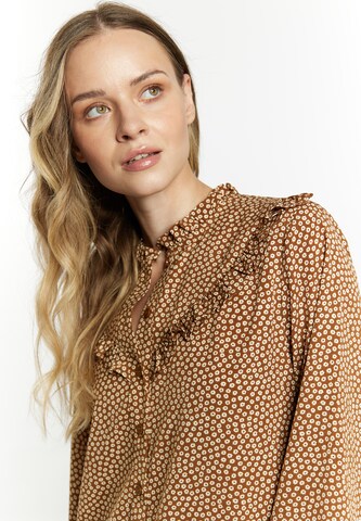 DreiMaster Vintage Blouse 'Imane' in Brown