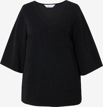 MIAMODA Blouse in Black: front