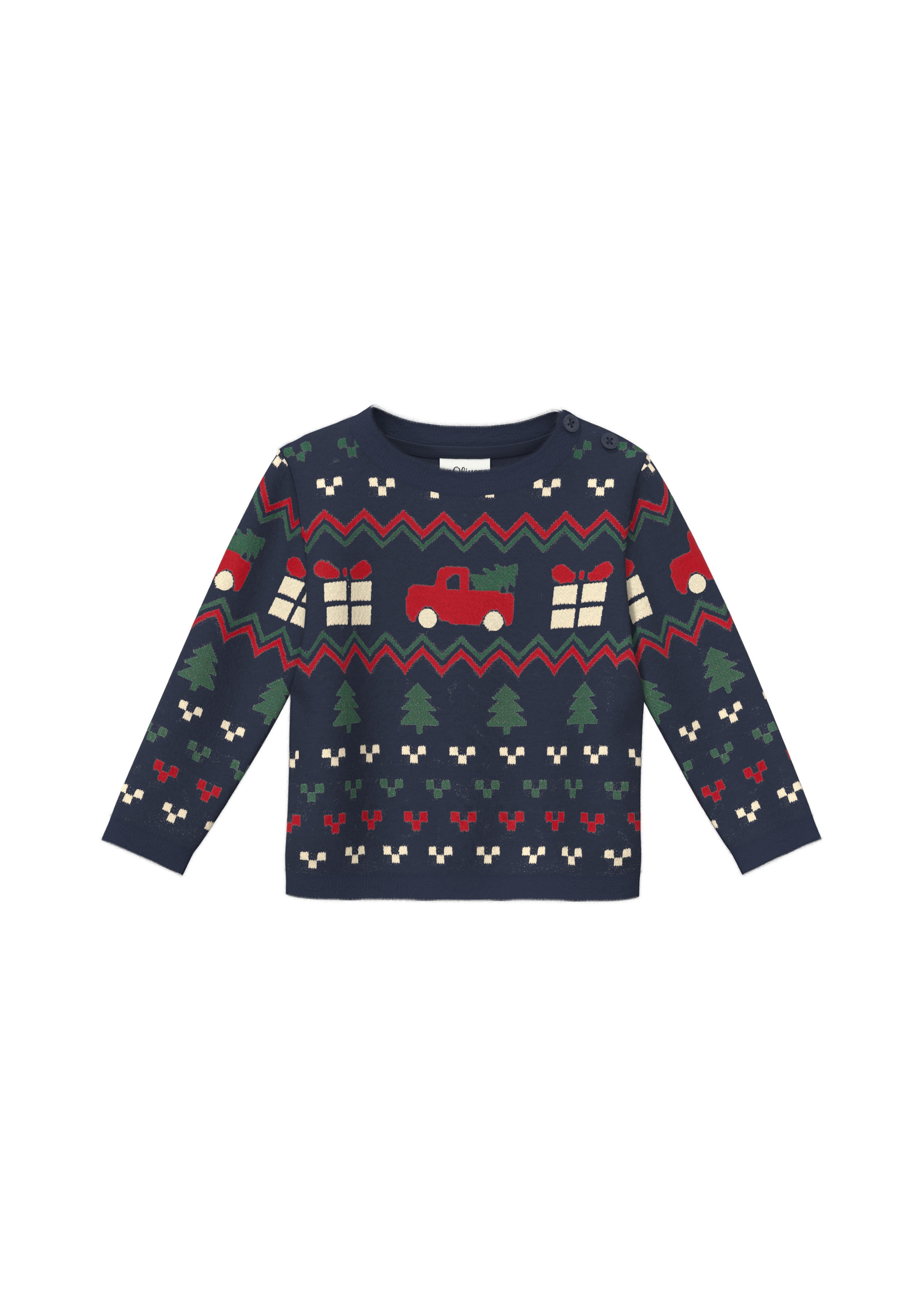 Pull-over s.Oliver en bleu : devant