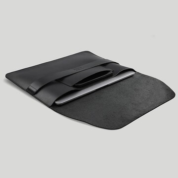 Buckle & Seam Laptoptasche in Schwarz