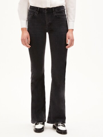 ARMEDANGELS Flared Jeans 'ANAMAA' in Black: front