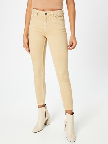 ESPRIT Skinny Jeansy w kolorze beżowy: przód