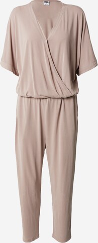 Urban Classics Jumpsuit in Pink: front