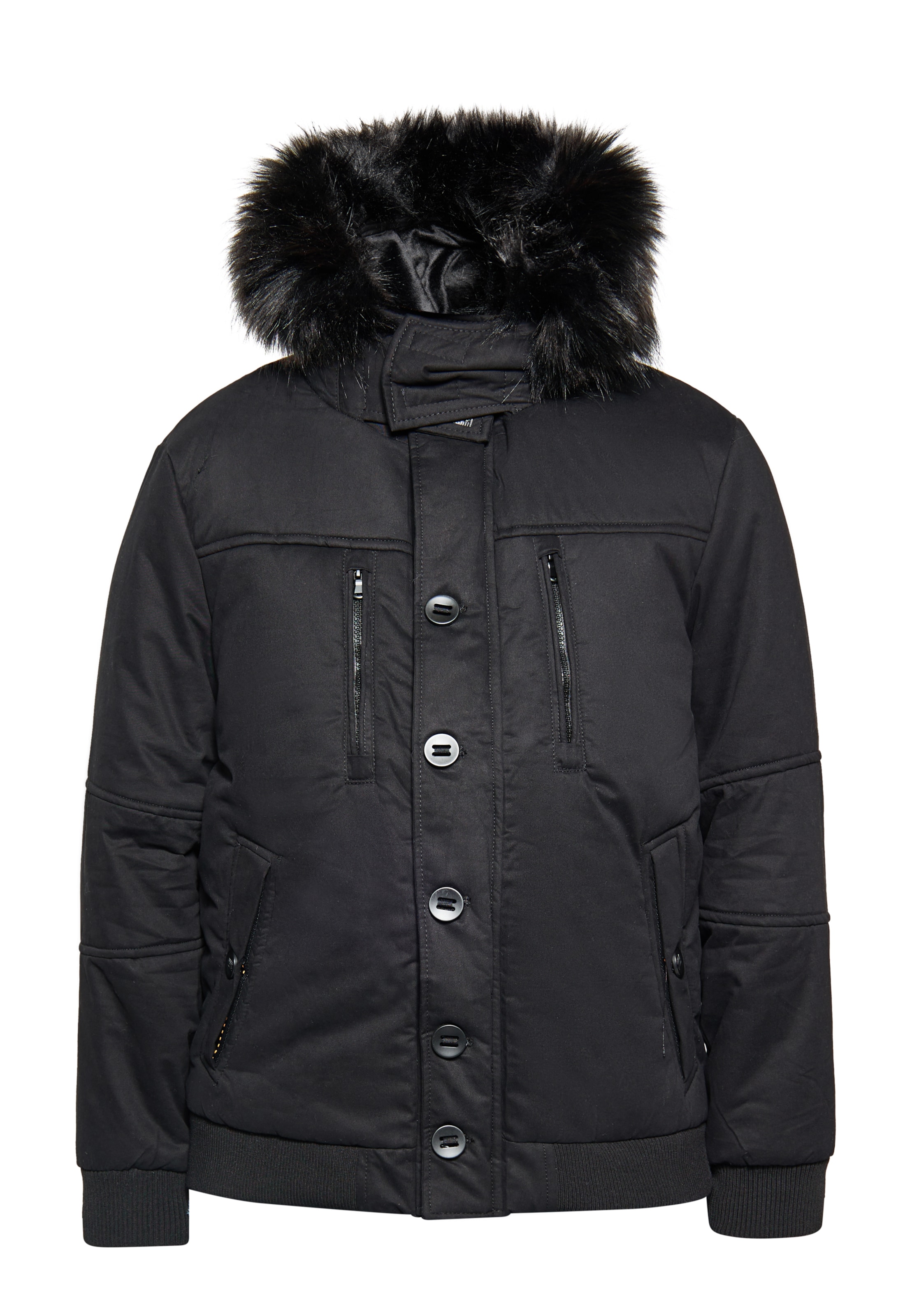 ICEBOUND Téli dzseki - fekete: elől