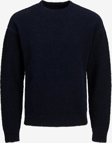 JACK & JONES Sweater 'Chunk' in Blue: front