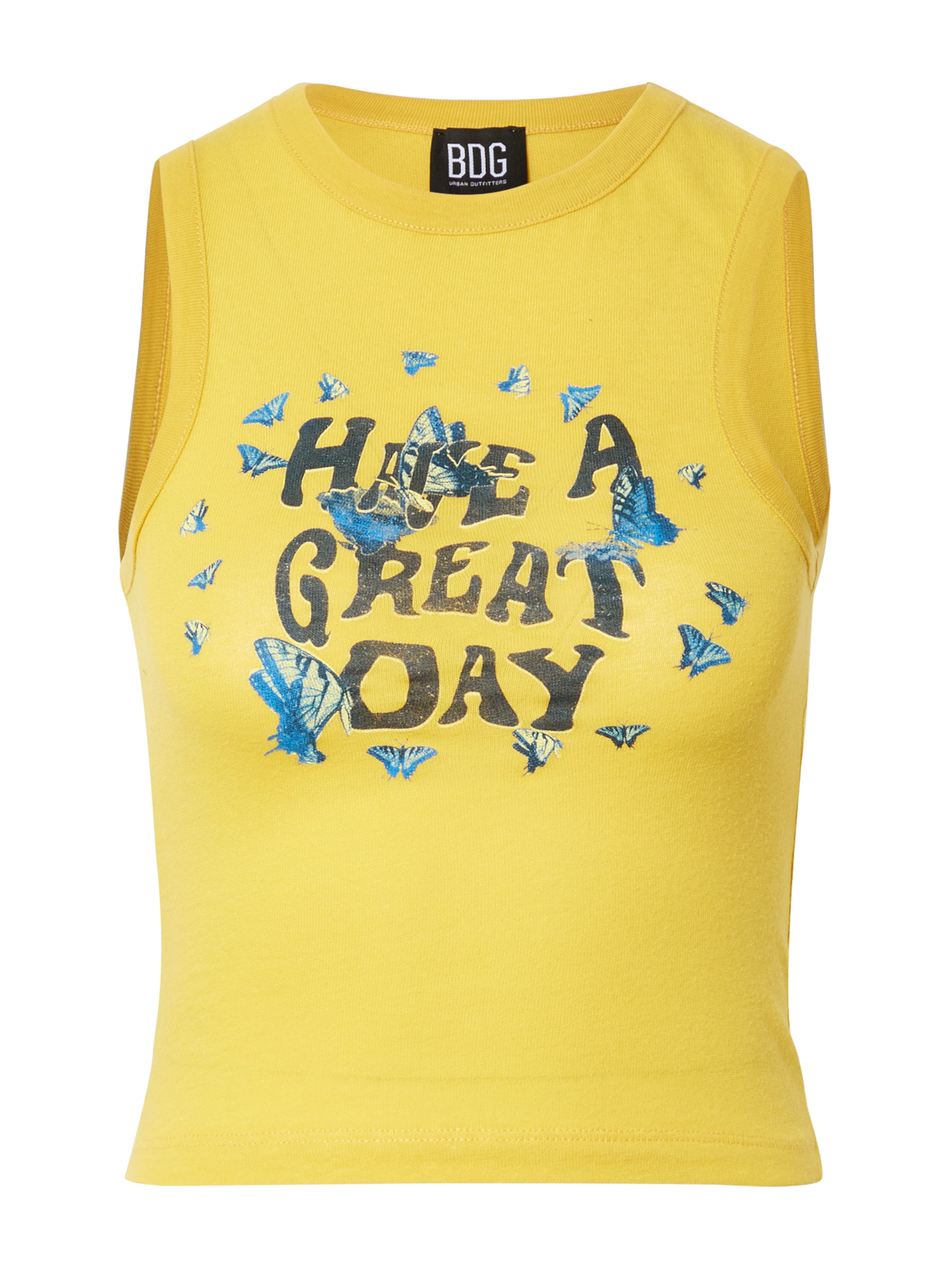 Haut BDG Urban Outfitters en jaune : devant