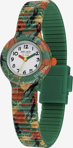 Hip Hop Uhr 'Kids Fun' in Grün: Vorderseite