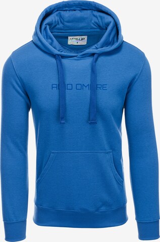 Ombre Sweatshirt 'B1351' in Blue: front