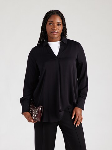 SAMOON Blouse in Black: front