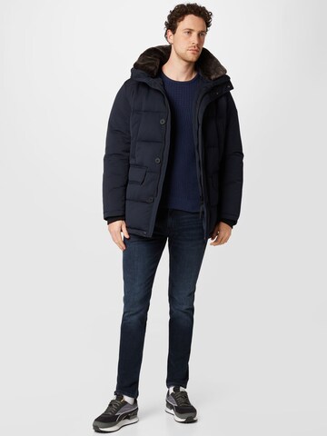 STRELLSON Winter jacket 'Plaza' in Blue