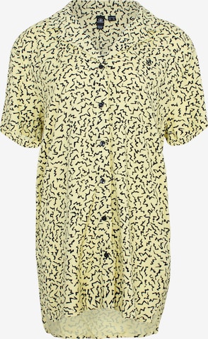 Volcom Shirt 'SURFPUNK WOVEN' in Yellow: front