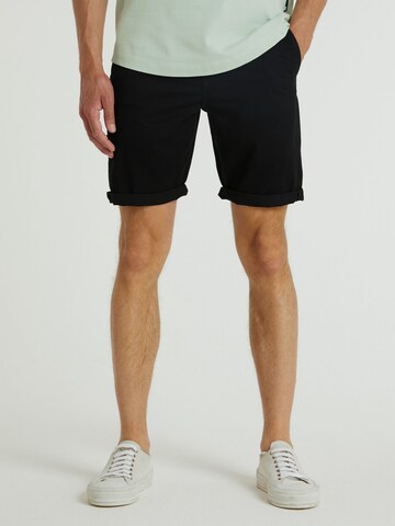 CHASIN' Regular Broek 'Nate.s Gamma' in Zwart: voorkant