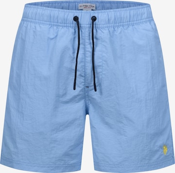 U.S. POLO ASSN. Zwemshorts in Blauw: voorkant