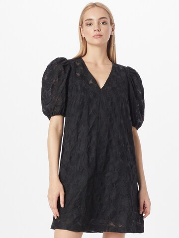 Robe de cocktail 'Rosine' modström en noir : devant