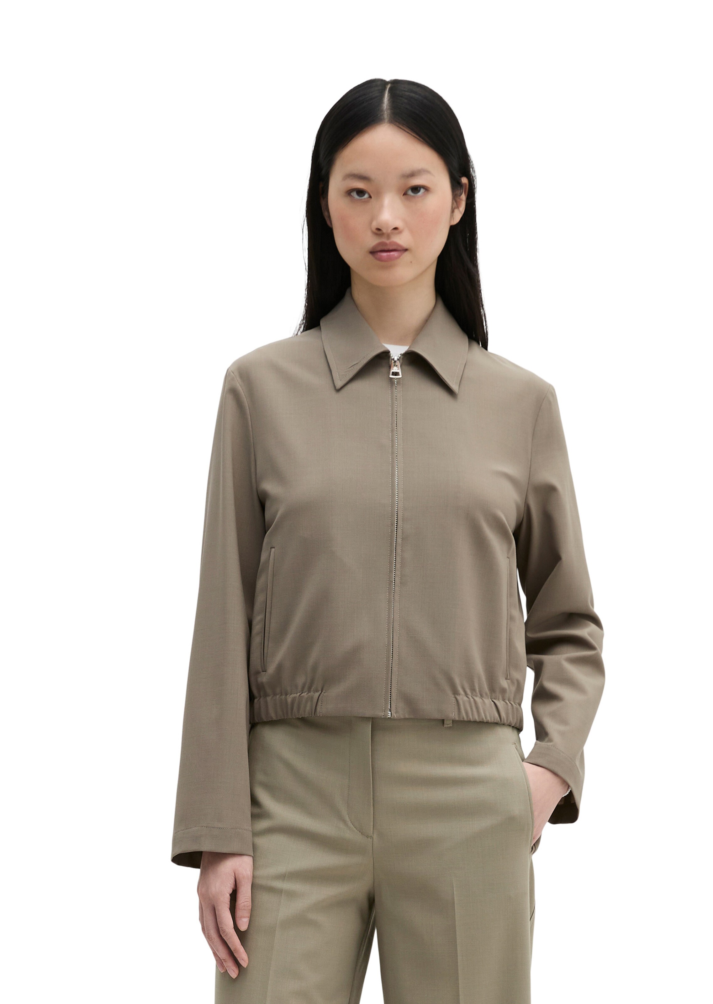 Marc O'Polo Jacke in Braun: Vorderseite