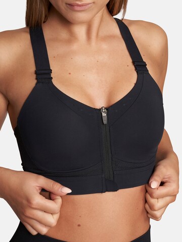 GOLD´S GYM APPAREL Bustier Sport bh 'Geena' in Zwart