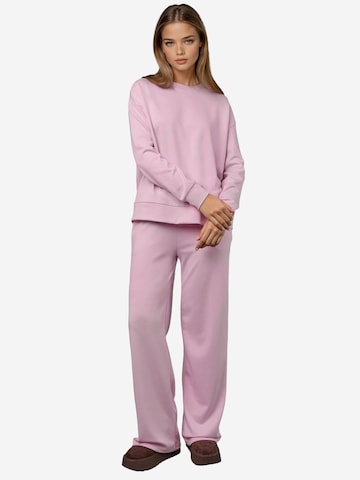 Wide leg Pantaloni sportivi di Hiccup in rosa