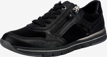 Relife Lace-Up Shoes in Black: front