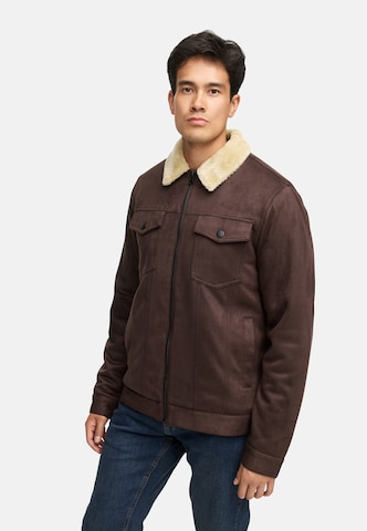 INDICODE JEANS Tussenjas 'INWoodleys' in Bruin