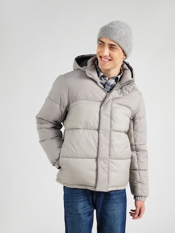 JACK & JONES Prehodna jakna 'JCOUnion' | siva barva: sprednja stran