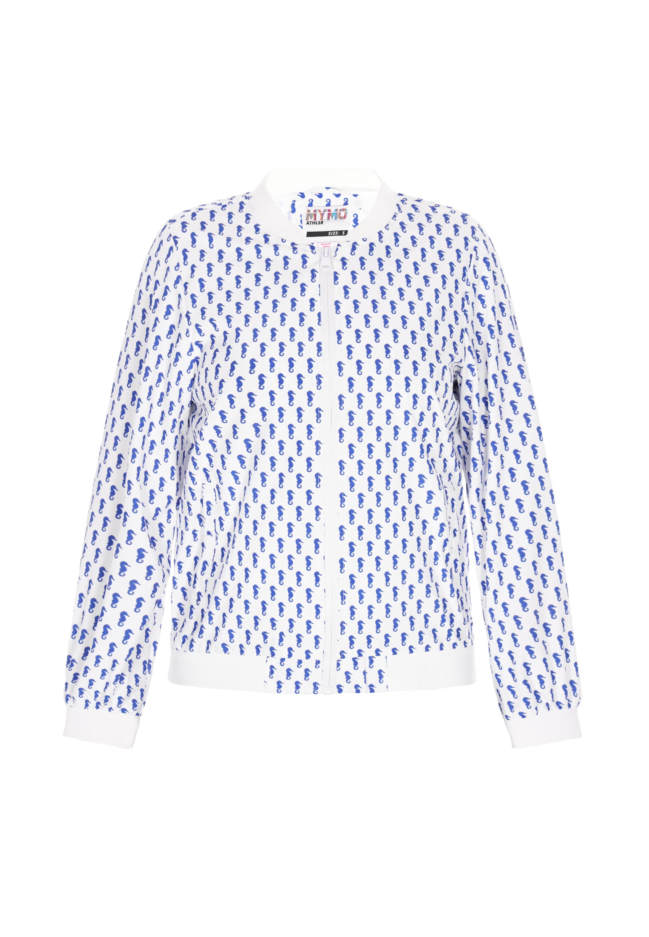 myMo ATHLSR Übergangsjacke in Weiß: Vorderseite