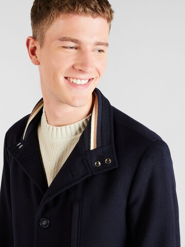 BOSS Black Between-seasons coat 'Hyde Standup' in Blue