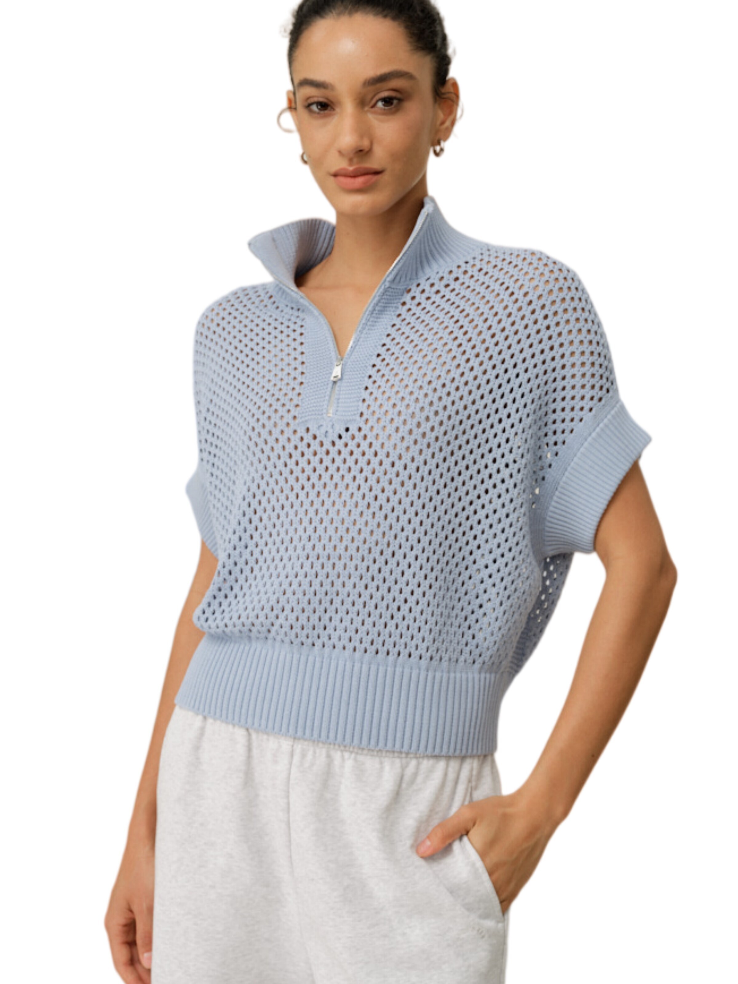 Lilysilk Klederdracht shirt in Blauw