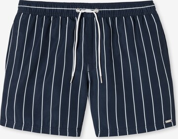 SCHIESSER Badeshorts 'Mesh Summer' in Blau: predná strana