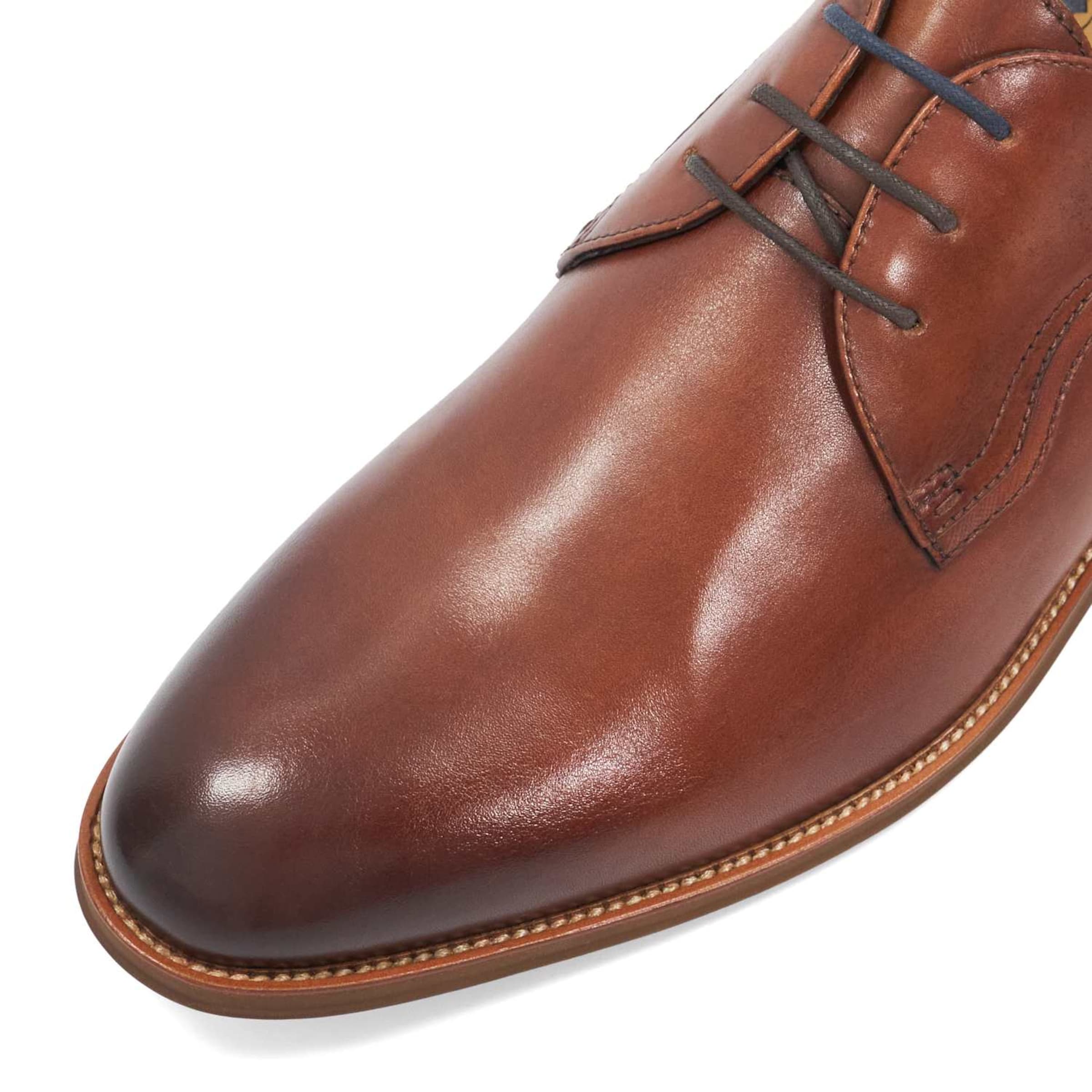 Dune LONDON Veterschoen 'Stenton' in Bruin