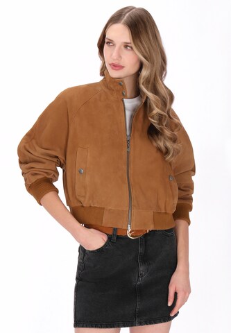 DreiMaster Vintage - Casaco meia-estação em castanho: frente